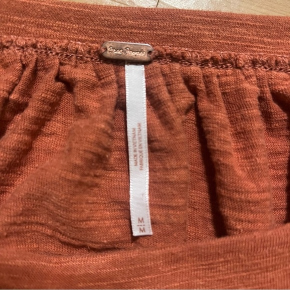 Free people blouse ballon sleeves. - Picture 2 of 5